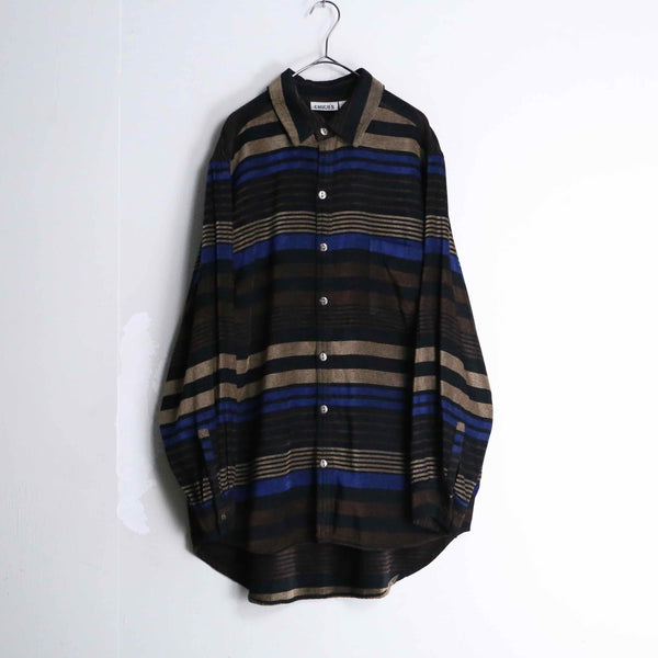 "CHICO’S" earth color border shirt