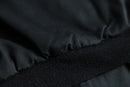 black tartan lined bomber jacket