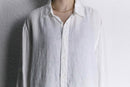 “PERRY ELLIS” white linen shirt