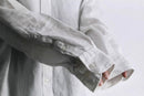 “PERRY ELLIS” white linen shirt