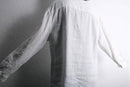 “PERRY ELLIS” white linen shirt