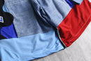 "Re:make" half design denim pants