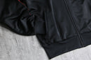 "Adidas" black × red stand zip track jacket