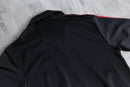 "Adidas" black × red stand zip track jacket