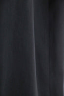 1980-90s SANYO polyester gabardine balmacaan coat BLACK