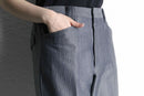 70's shiny gray wide tapered trousers