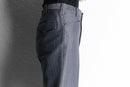 70's shiny gray wide tapered trousers