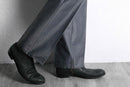 70's shiny gray wide tapered trousers
