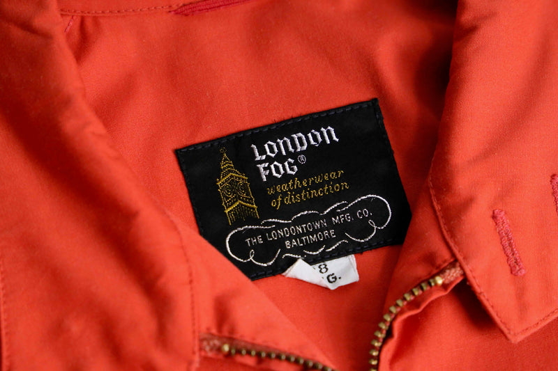 “London Fog” T/C twill drizzler jacket