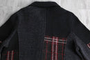 mulch pattern switch wool jacket