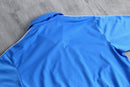 "Adidas" blue × white stand zip track jacket