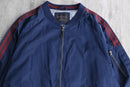 side stripe nylon blouson
