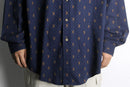 "nautica"paisley pattern cotton shirt