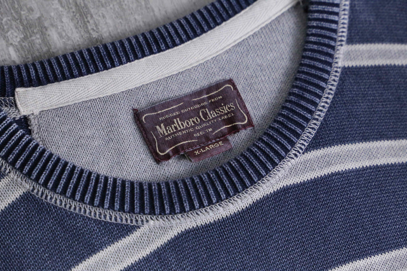 1990s Marlboro Classics cotton border knit