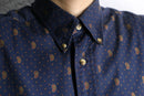 "nautica"paisley pattern cotton shirt