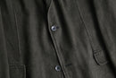 gray khaki cotton twill easy tailored jacket