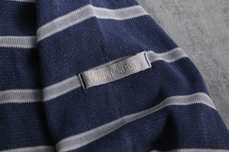 1990s Marlboro Classics cotton border knit