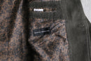 gray khaki cotton twill easy tailored jacket