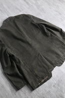 gray khaki cotton twill easy tailored jacket