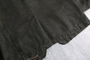 gray khaki cotton twill easy tailored jacket