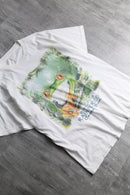 red-eyed tree frog print tee