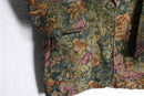 botanical jacquard tailored jacket