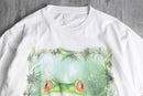 red-eyed tree frog print tee