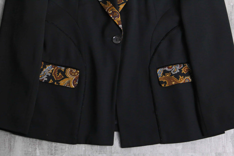 paisley switch tailored jacket