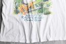 red-eyed tree frog print tee