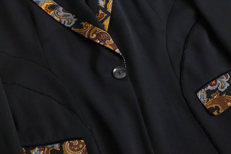 paisley switch tailored jacket