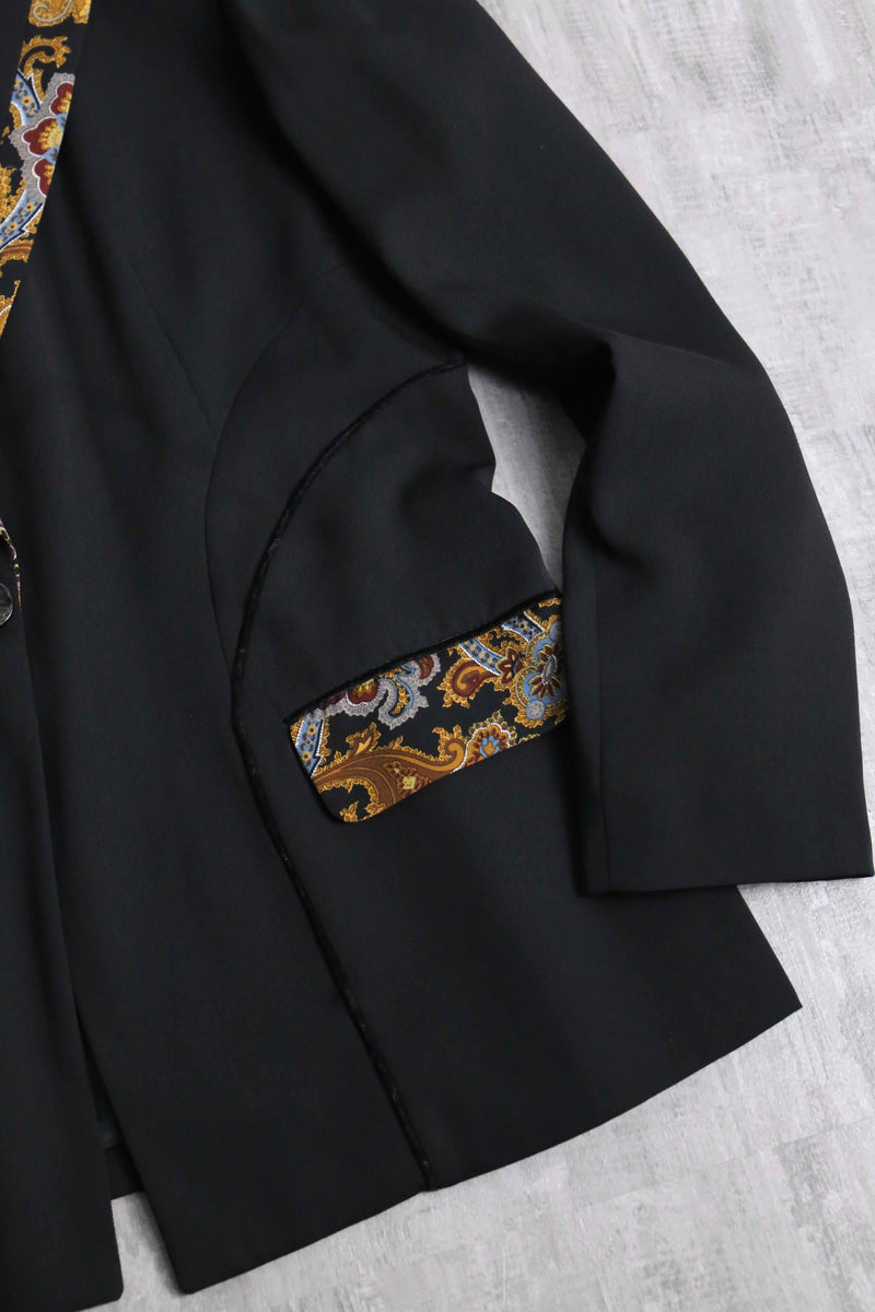 paisley switch tailored jacket