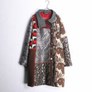 statement patchwork coat