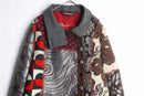 statement patchwork coat