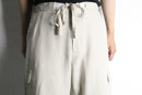 linen cotton wide easy cargo pants
