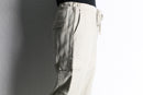 linen cotton wide easy cargo pants
