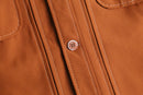 70’s “JC Penny” terracotta poly twill shirt jacket