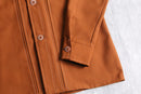 70’s “JC Penny” terracotta poly twill shirt jacket