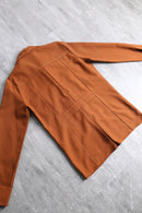 70’s “JC Penny” terracotta poly twill shirt jacket