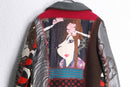 statement patchwork coat
