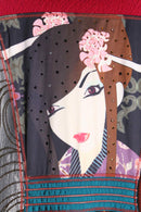 statement patchwork coat