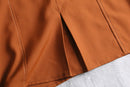 70’s “JC Penny” terracotta poly twill shirt jacket