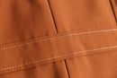 70’s “JC Penny” terracotta poly twill shirt jacket