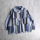 ''Re:make''random pattern denim design jacket