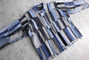 ''Re:make''random pattern denim design jacket