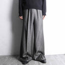 tailored herringbone flare pants