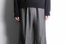 tailored herringbone flare pants
