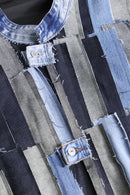 ''Re:make''random pattern denim design jacket