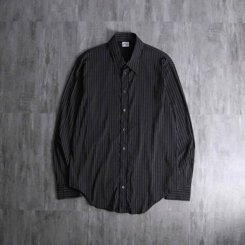 1990s ARMANI COLLEZIONI cotton nylon stripe shirt