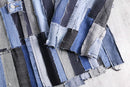 ''Re:make''random pattern denim design jacket