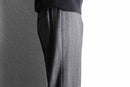 tailored herringbone flare pants